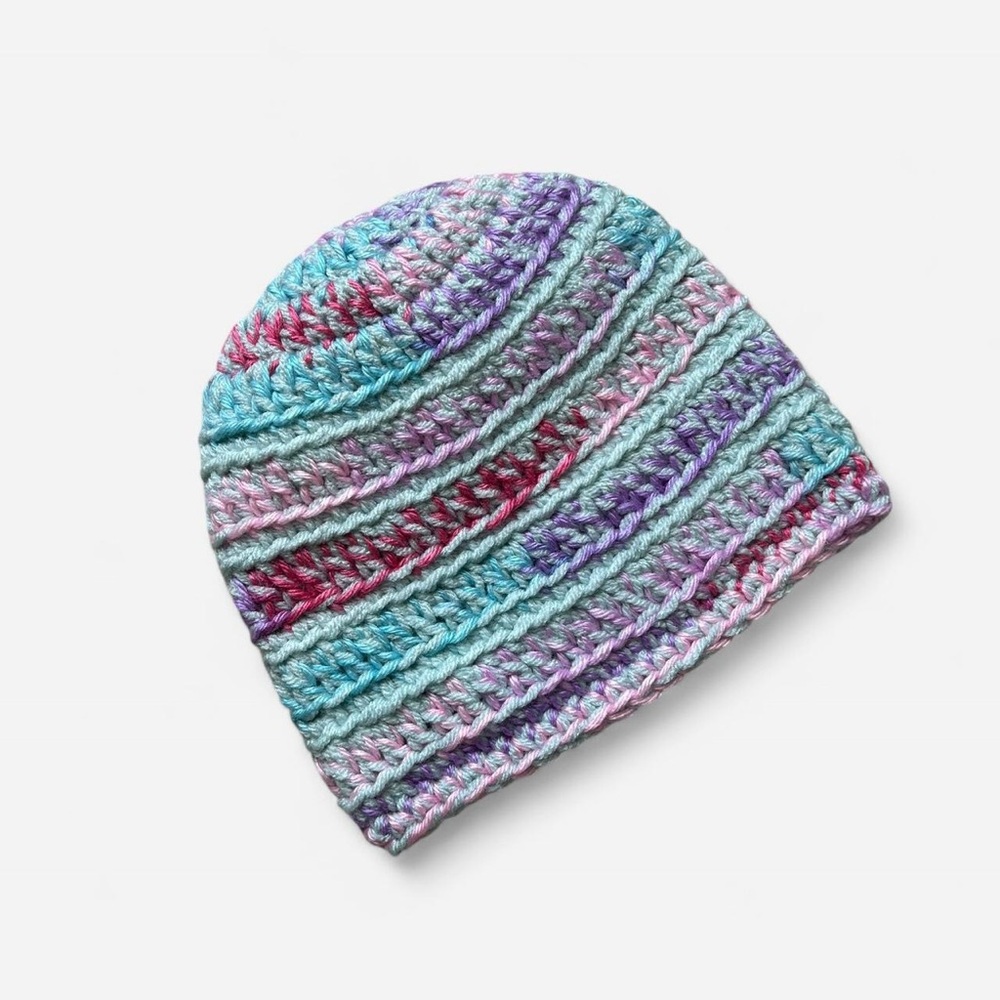Multicolor Crochet Beanie Hat